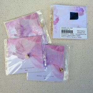 *Keepsake Gold Cross Charm* KEEP COLLECTIVE Retired *NIP* $9 each